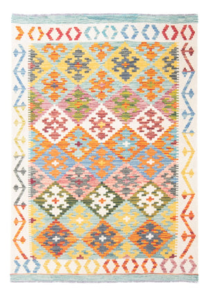 Alfombra Kelim - Splash - 144 x 100 cm - multicolor