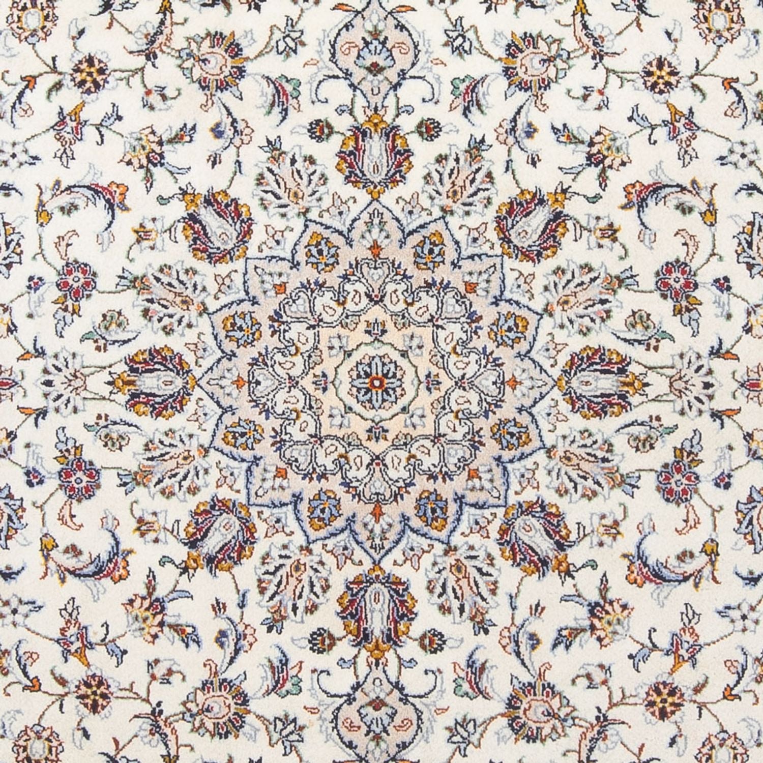 Alfombra persa - Keshan - 307 x 200 cm - crema