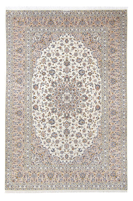 Alfombra persa - Keshan - 308 x 205 cm - crema