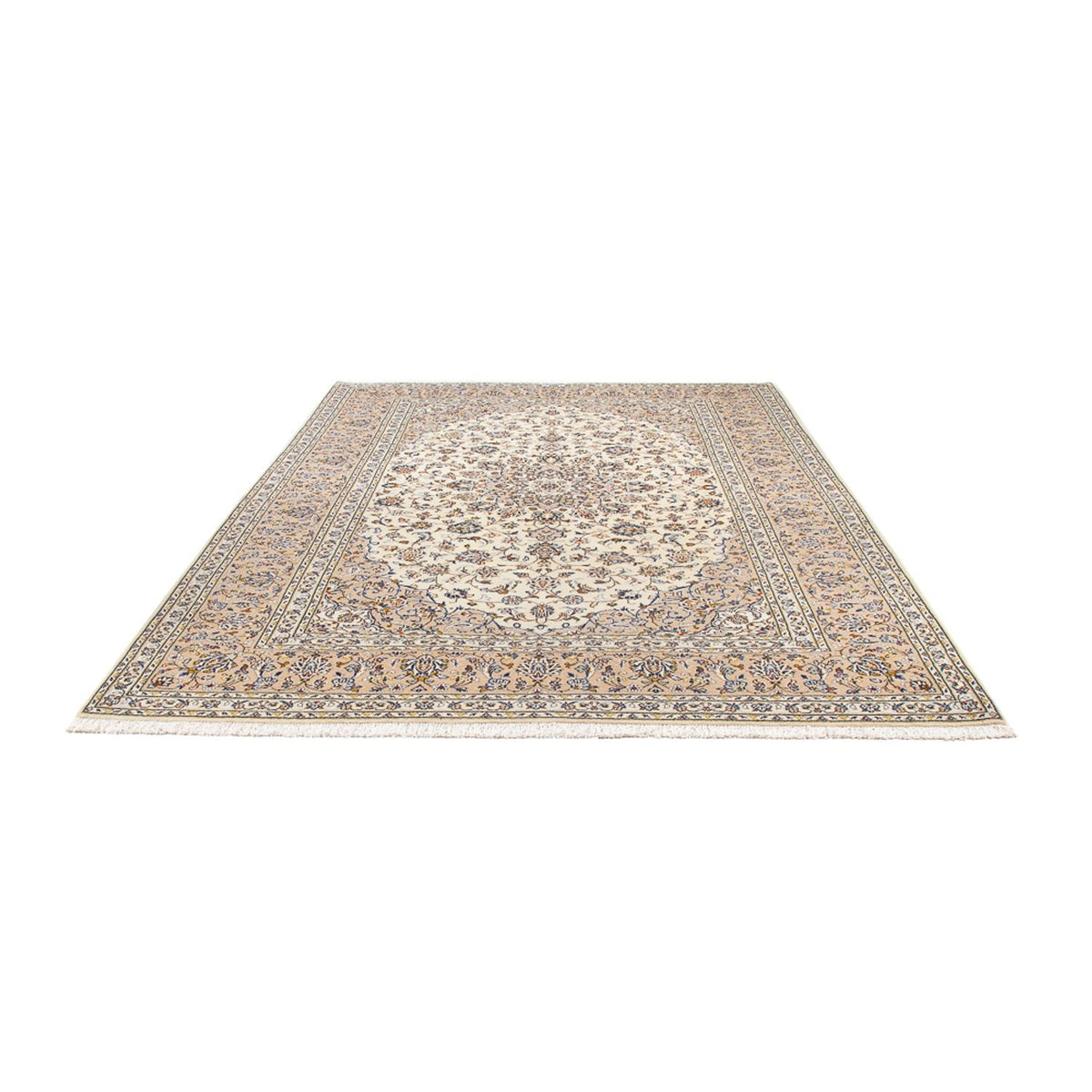 Alfombra persa - Keshan - 308 x 205 cm - crema