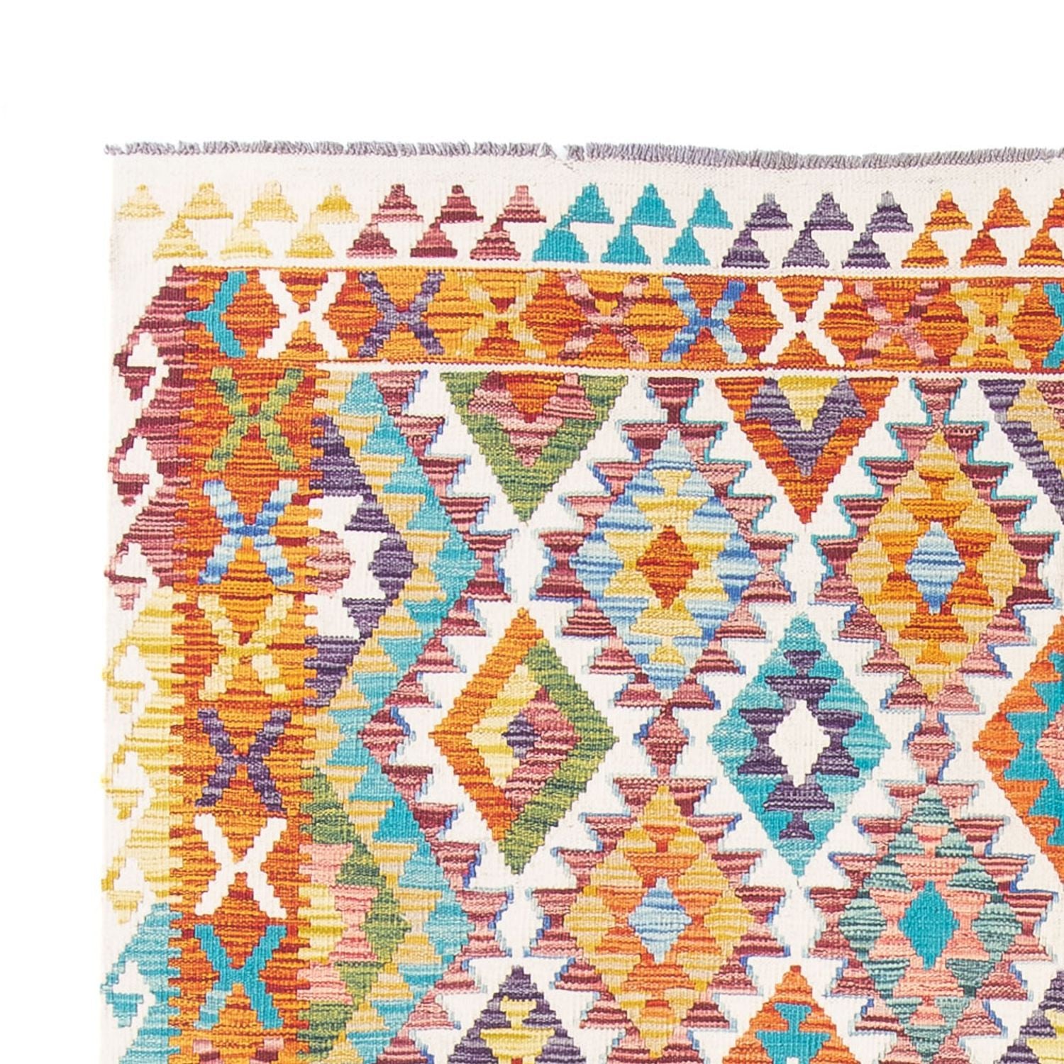 Alfombra Kelim - Splash - 290 x 205 cm - multicolor