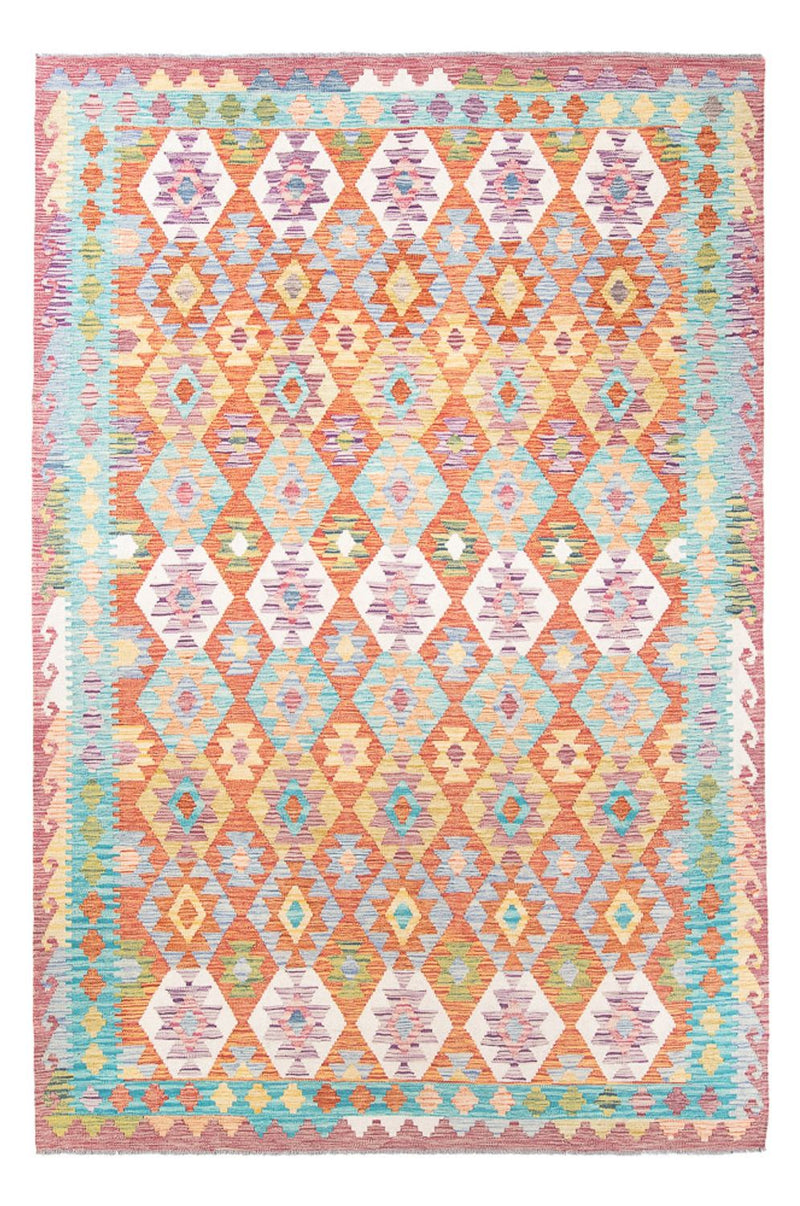 Alfombra Kelim - Splash - 298 x 199 cm - multicolor