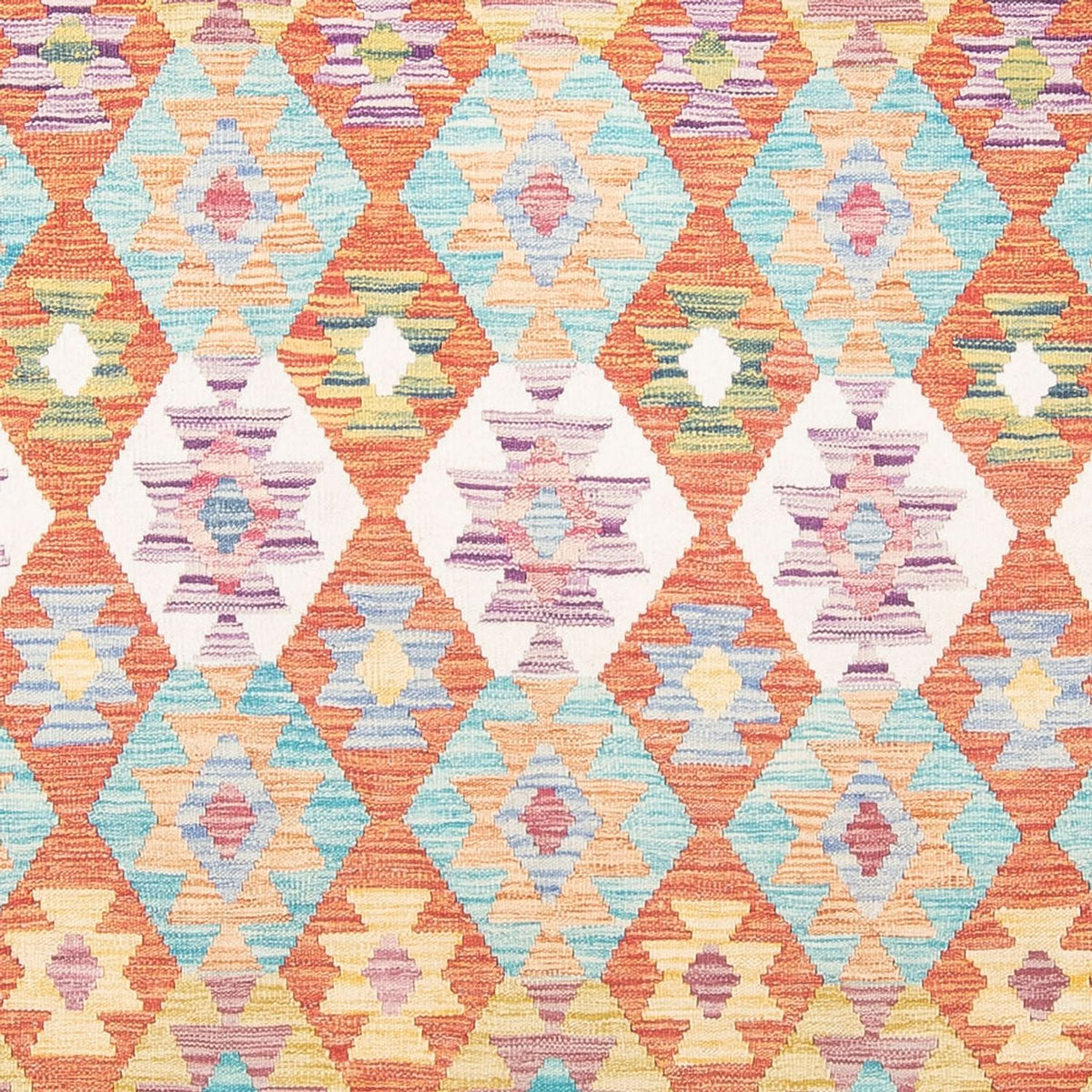 Alfombra Kelim - Splash - 298 x 199 cm - multicolor