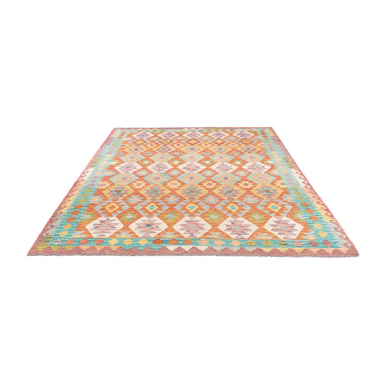 Alfombra Kelim - Splash - 298 x 199 cm - multicolor