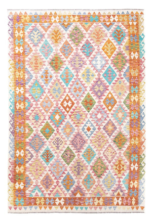 Alfombra Kelim - Splash - 291 x 198 cm - multicolor