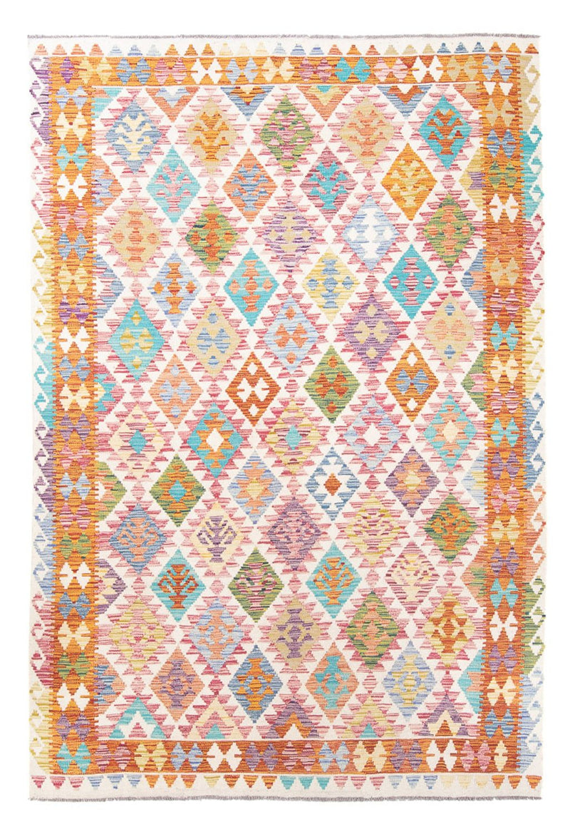 Alfombra Kelim - Splash - 291 x 198 cm - multicolor