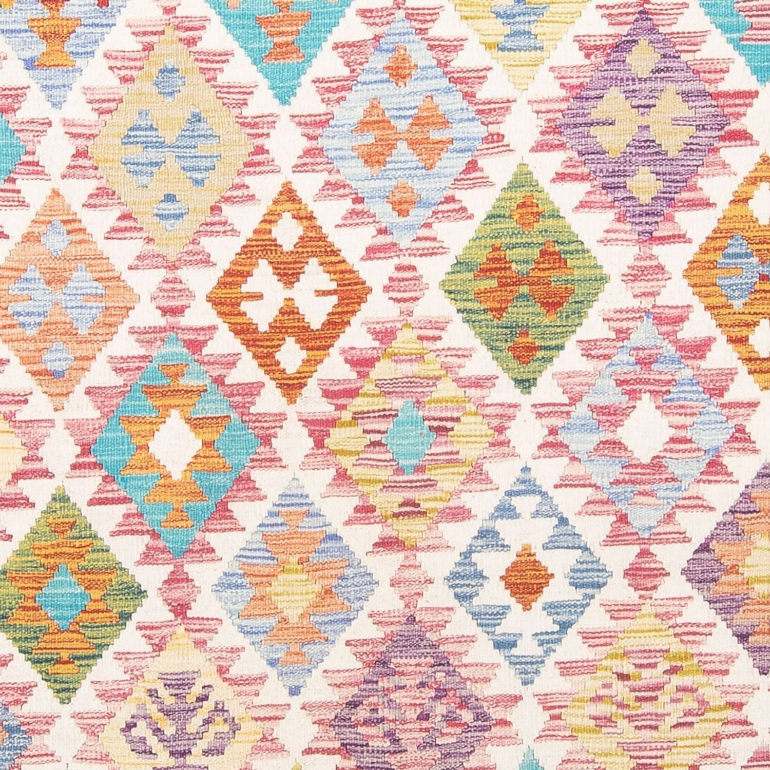 Alfombra Kelim - Splash - 291 x 198 cm - multicolor