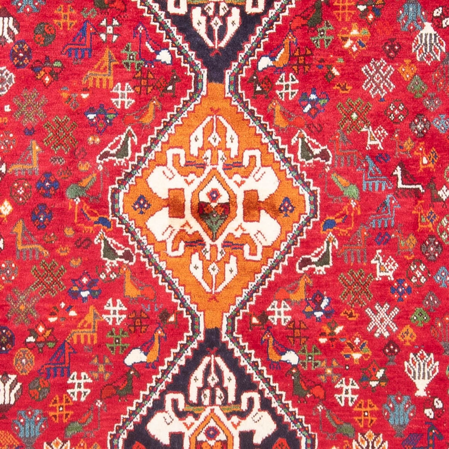 Alfombra persa - Nómada - 261 x 169 cm - rojo