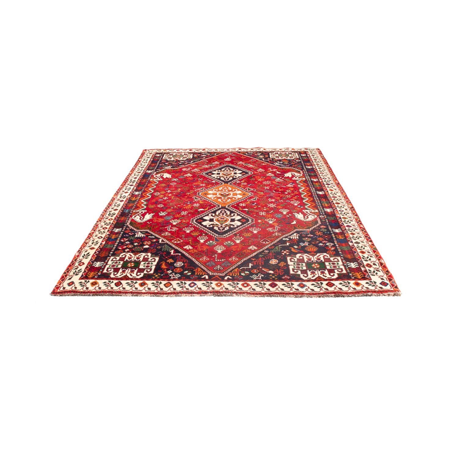 Alfombra persa - Nómada - 261 x 169 cm - rojo
