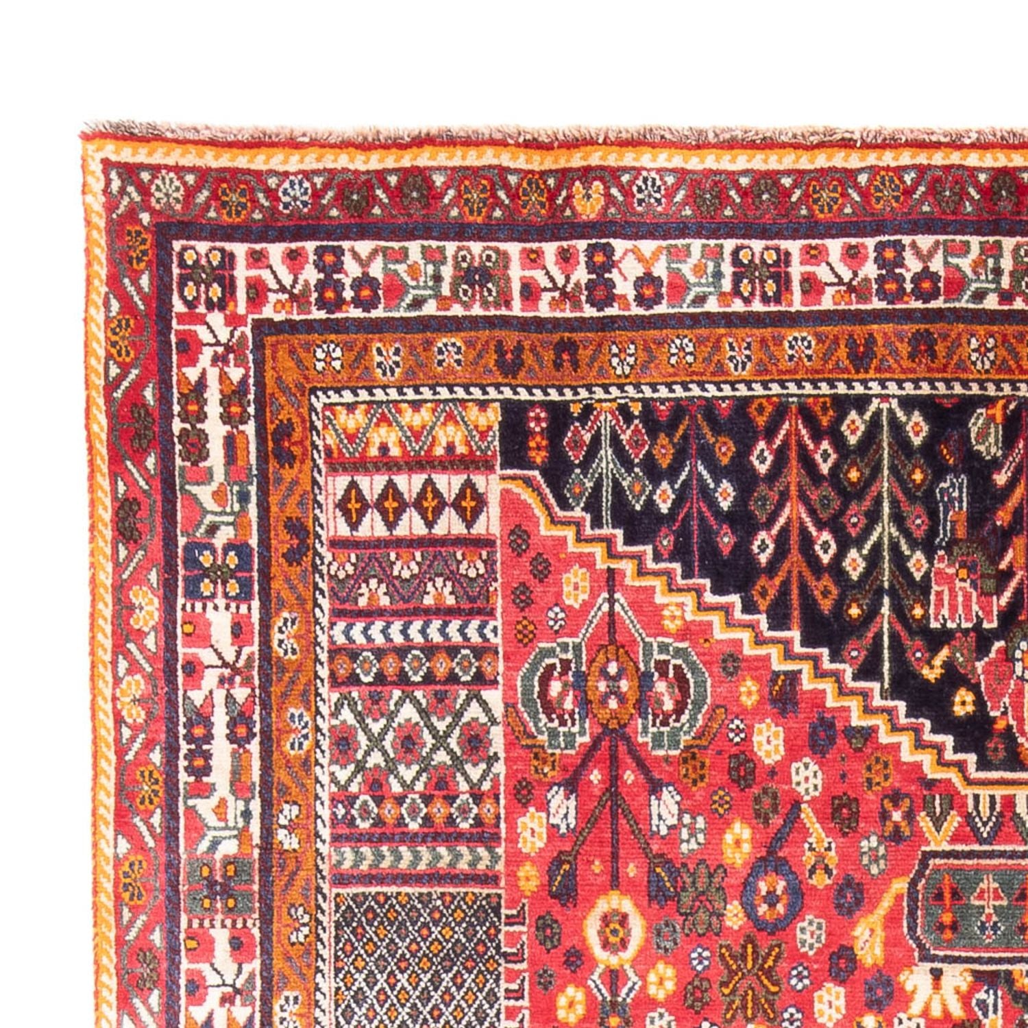 Alfombra persa - Nómada - 252 x 155 cm - rojo