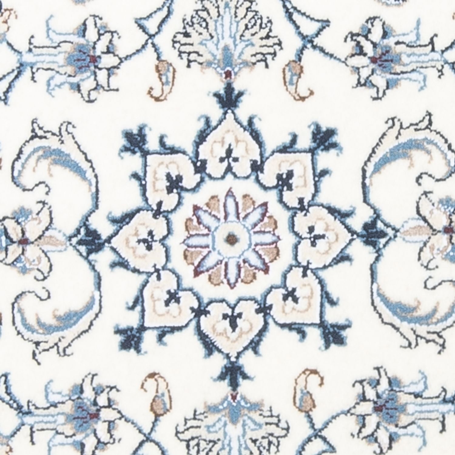 Alfombra persa - Nain - 127 x 67 cm - crema