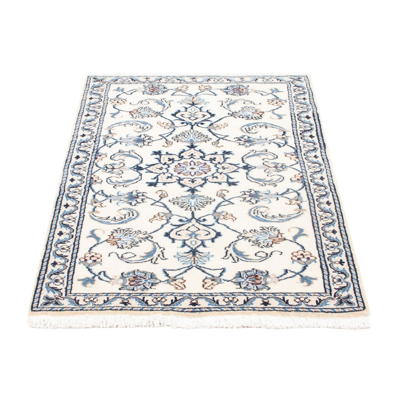 Alfombra persa - Nain - 127 x 67 cm - crema