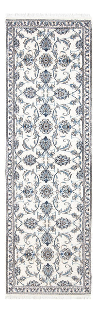 Alfombra de pasillo Alfombra persa - Nain - 264 x 74 cm - crema