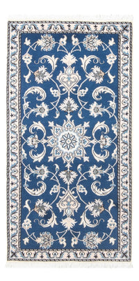 Alfombra persa - Nain - 135 x 71 cm - azul