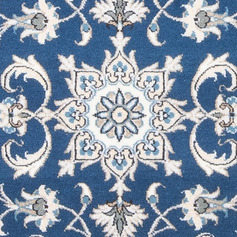 Alfombra persa - Nain - 135 x 71 cm - azul