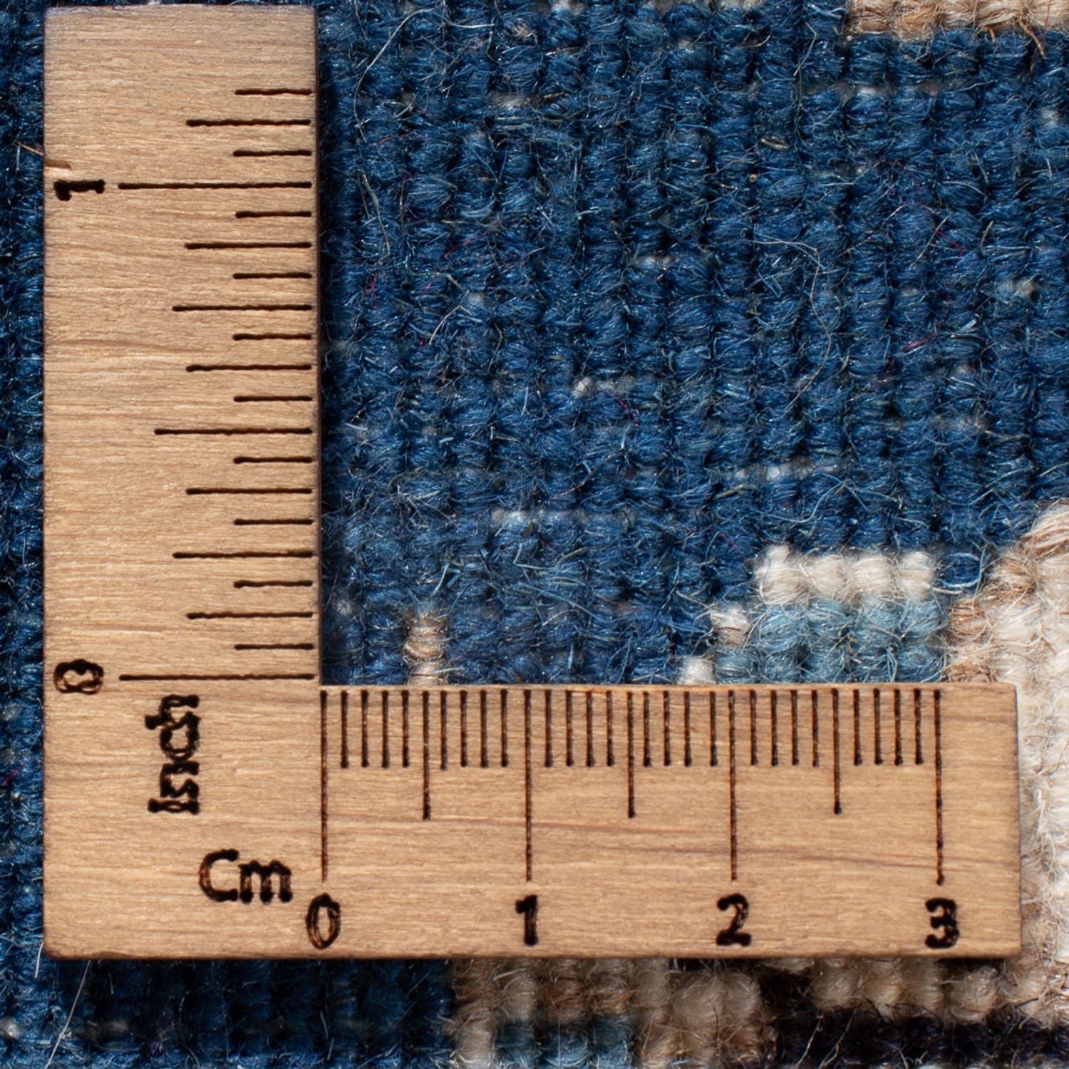 Alfombra persa - Nain - 135 x 71 cm - azul