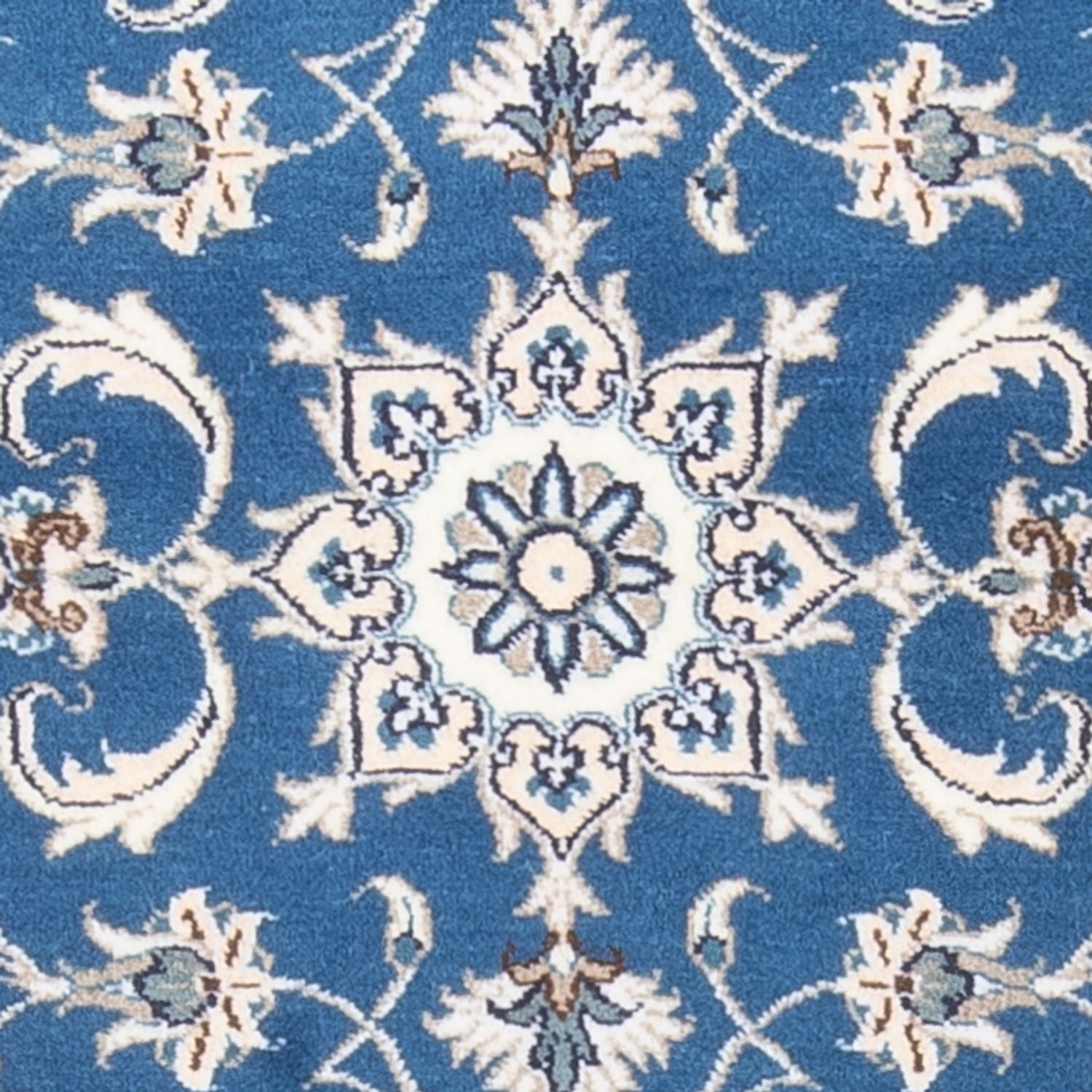 Alfombra persa - Nain - 137 x 69 cm - azul