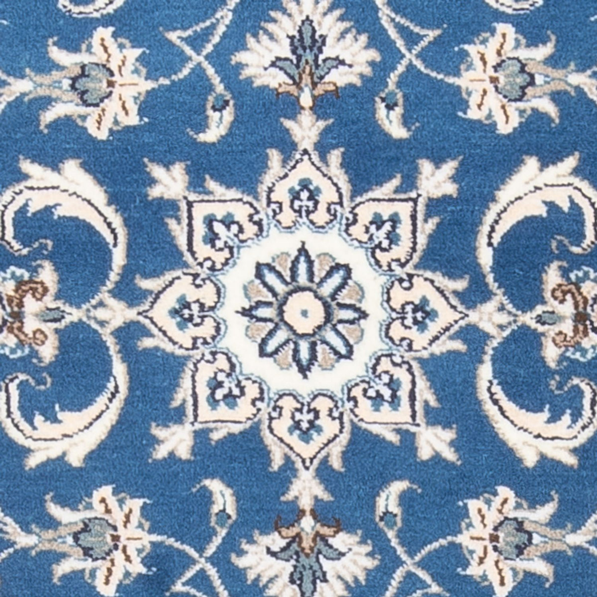 Alfombra persa - Nain - 137 x 69 cm - azul