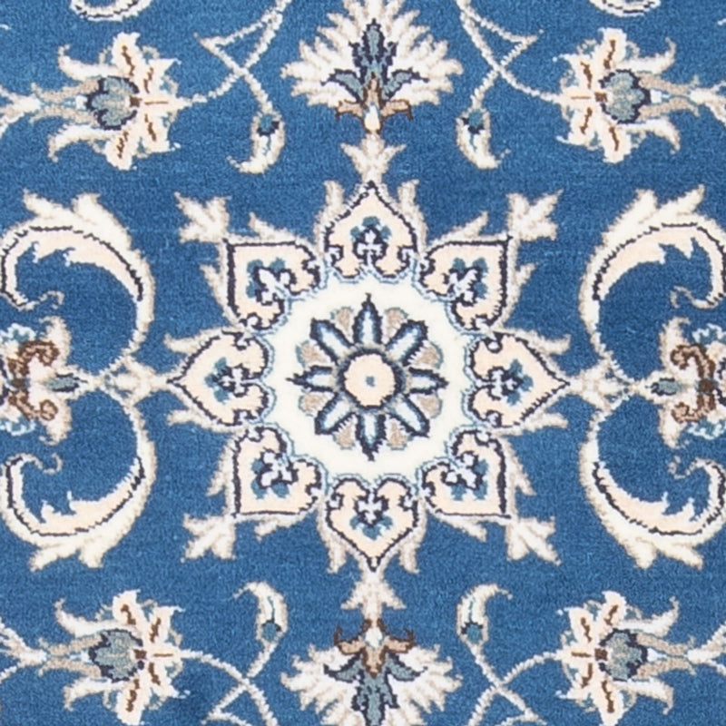 Alfombra persa - Nain - 137 x 69 cm - azul