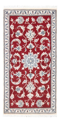 Alfombra persa - Nain - 138 x 66 cm - rojo