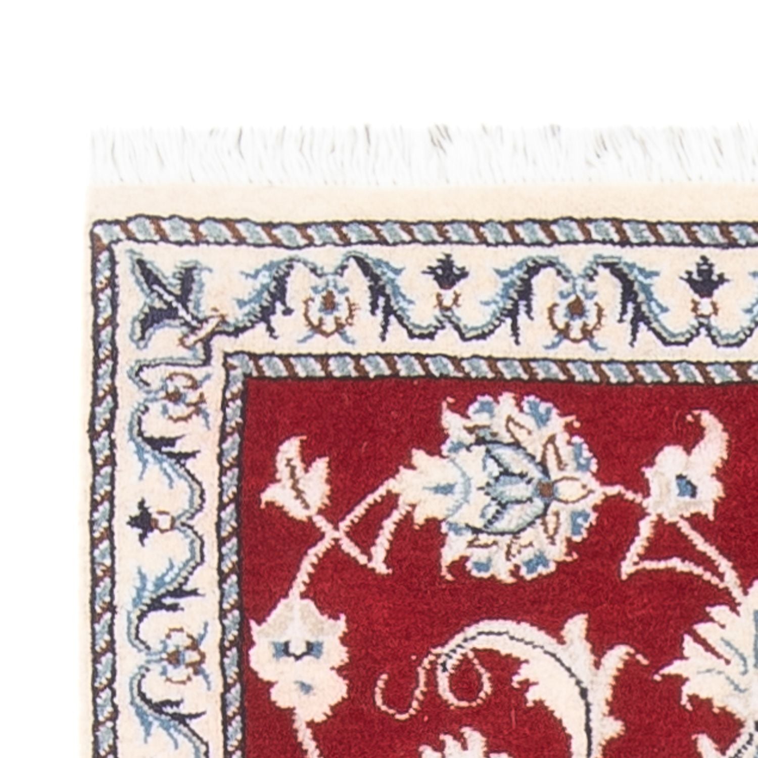 Alfombra persa - Nain - 138 x 66 cm - rojo