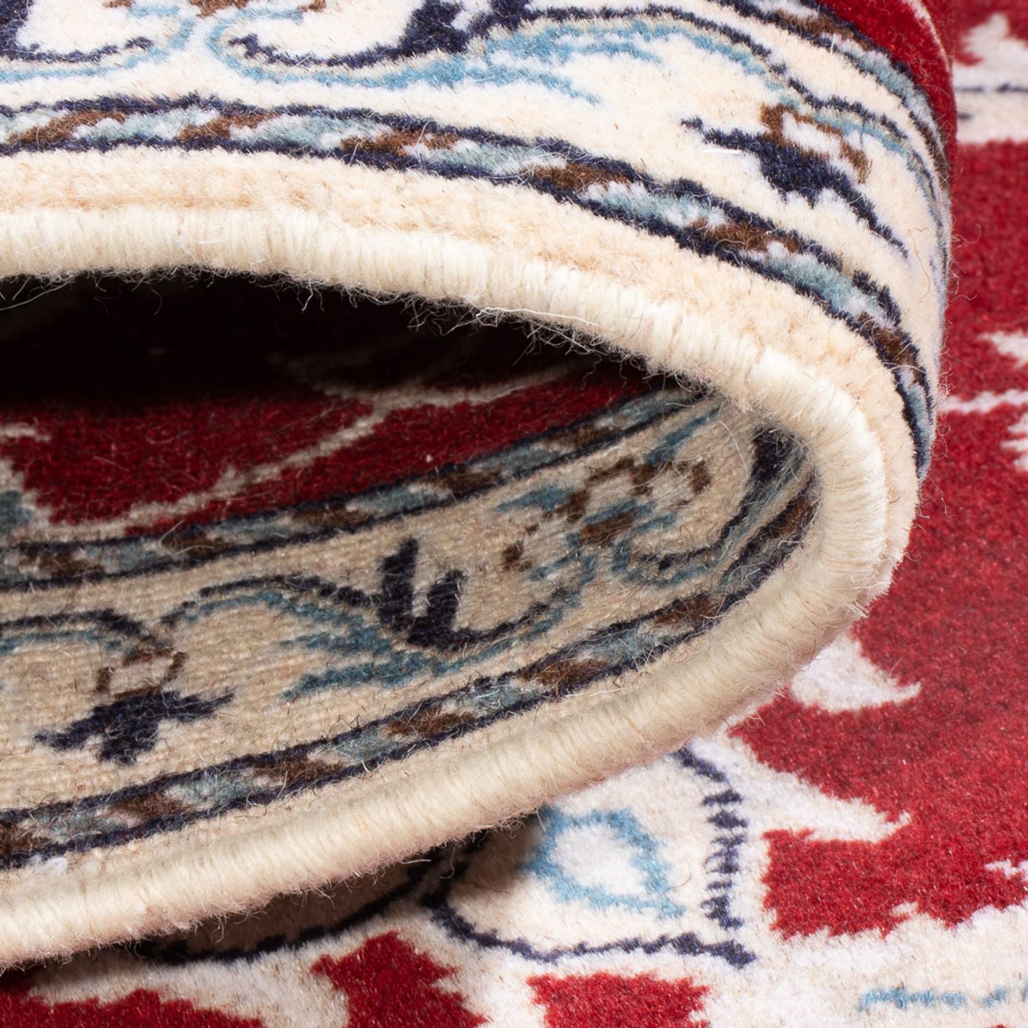 Alfombra persa - Nain - 138 x 66 cm - rojo