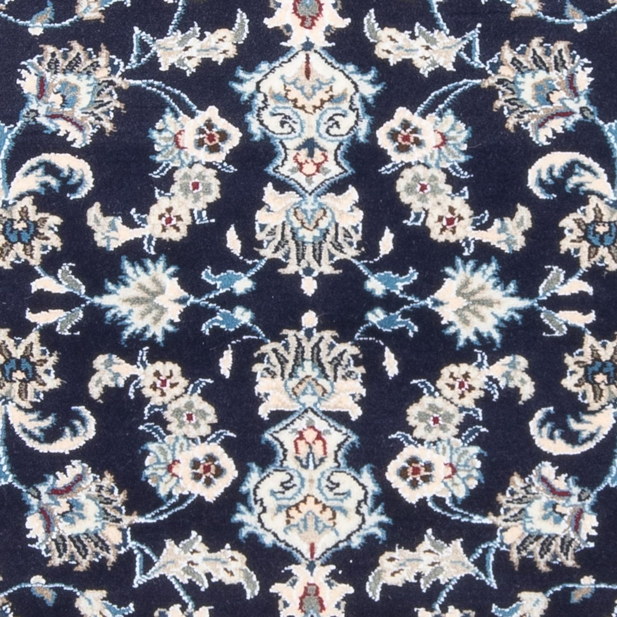 Alfombra de pasillo Alfombra persa - Nain - 190 x 79 cm - azul oscuro
