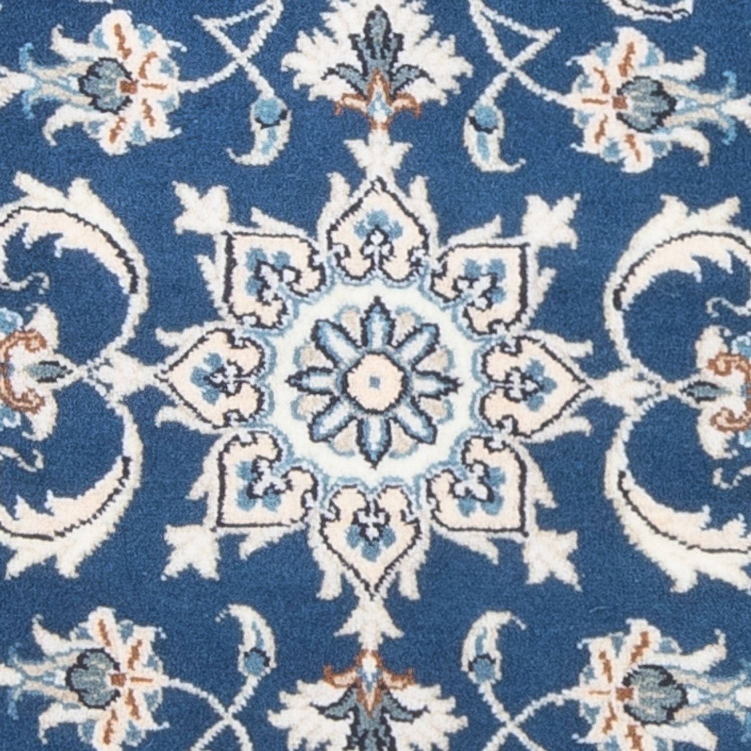Alfombra de pasillo Alfombra persa - Nain - 156 x 71 cm - azul