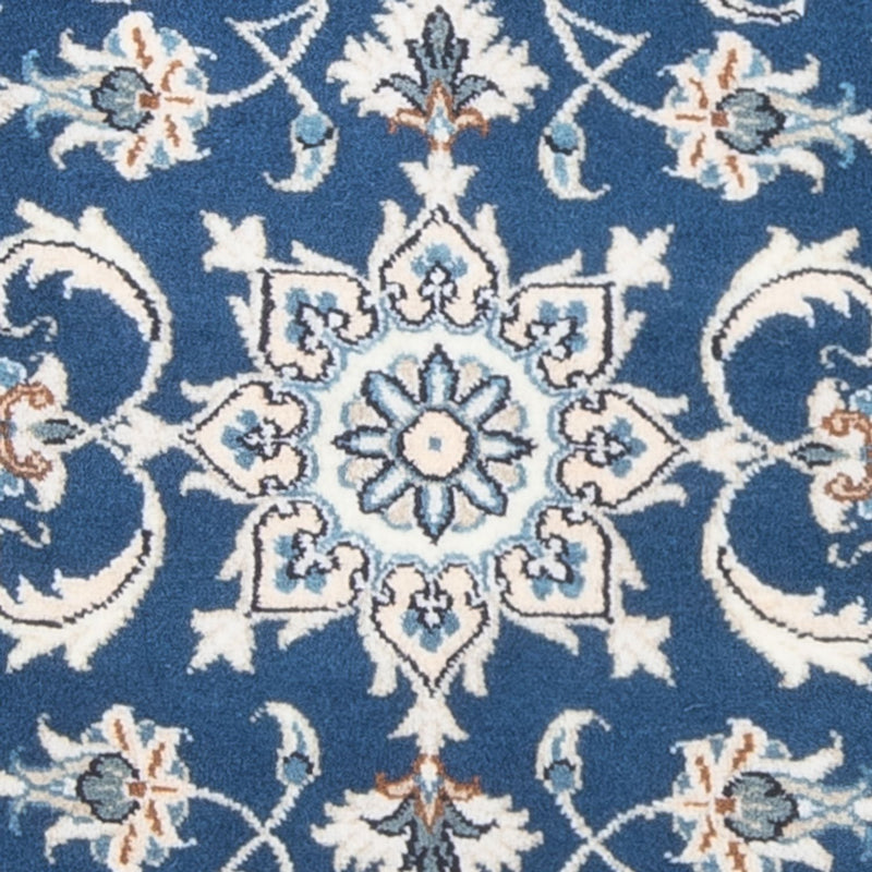 Alfombra de pasillo Alfombra persa - Nain - 156 x 71 cm - azul