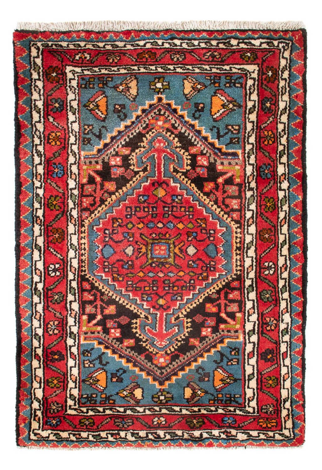 Alfombra persa - Nómada - 91 x 62 cm - rojo