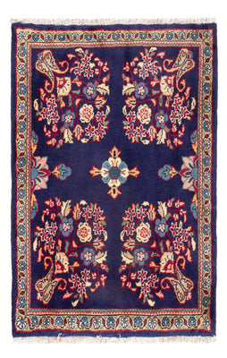 Alfombra persa - Keshan - 91 x 63 cm - multicolor