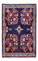 Alfombra persa - Keshan - 91 x 63 cm - multicolor