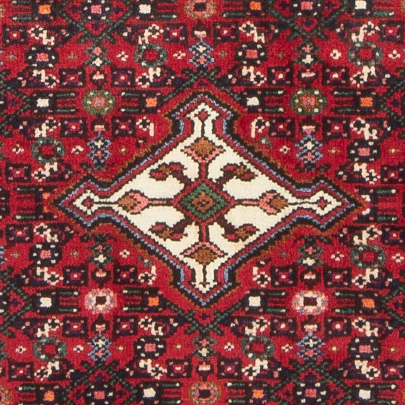 Alfombra persa - Nómada - 122 x 80 cm - rojo oscuro