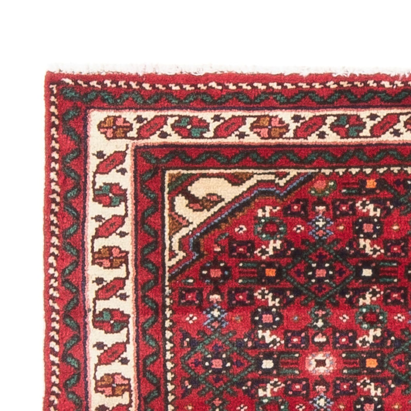 Alfombra persa - Nómada - 122 x 80 cm - rojo oscuro