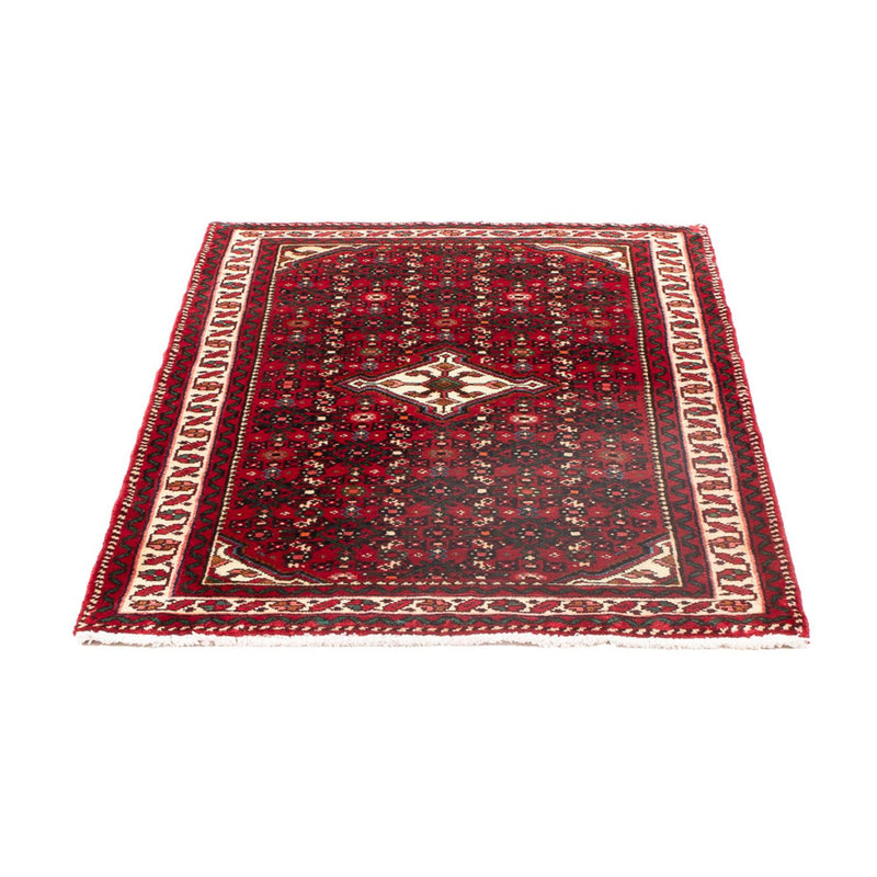 Alfombra persa - Nómada - 122 x 80 cm - rojo oscuro