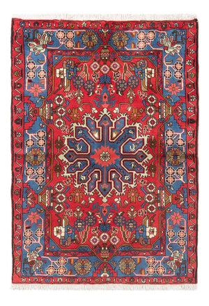 Alfombra persa - Nómada - 140 x 100 cm - rojo