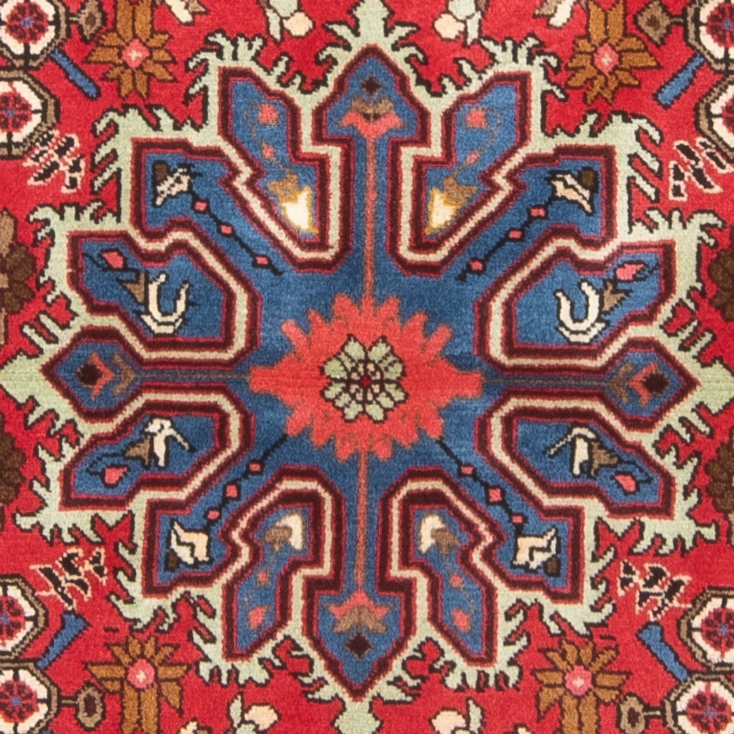 Alfombra persa - Nómada - 140 x 100 cm - rojo