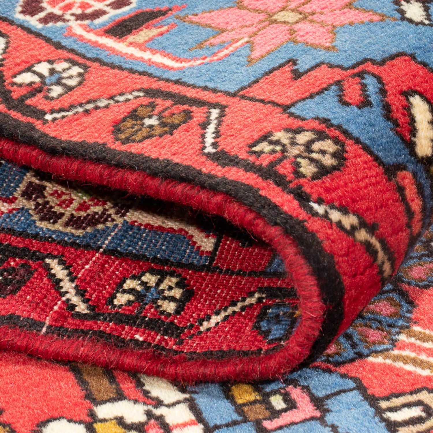 Alfombra persa - Nómada - 140 x 100 cm - rojo
