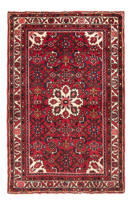 Alfombra persa - Nómada - 128 x 82 cm - rojo oscuro