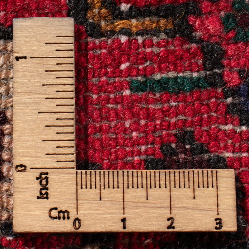Alfombra persa - Nómada - 128 x 82 cm - rojo oscuro