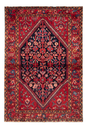 Alfombra persa - Nómada - 144 x 114 cm - azul oscuro