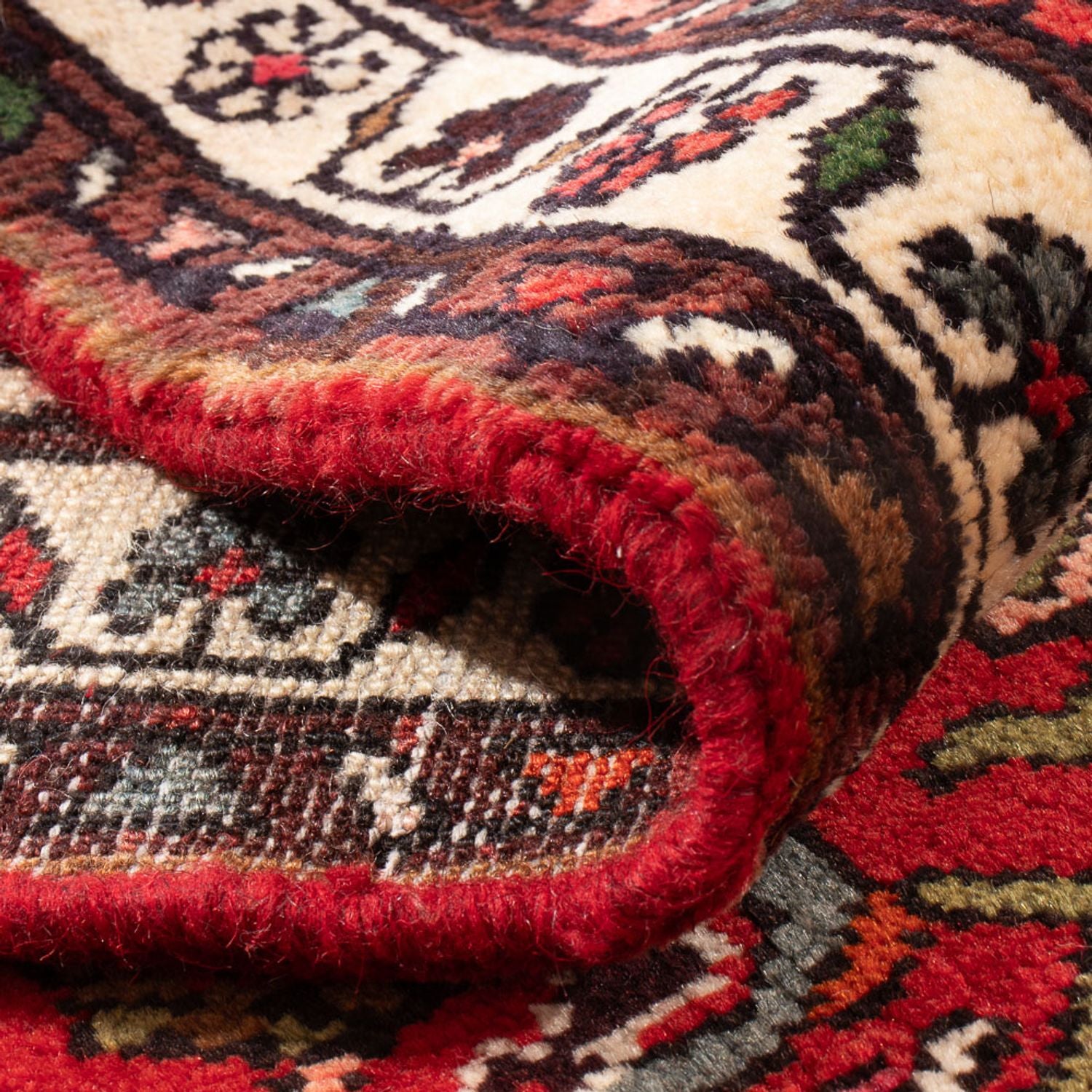 Alfombra persa - Nómada - 121 x 72 cm - rojo