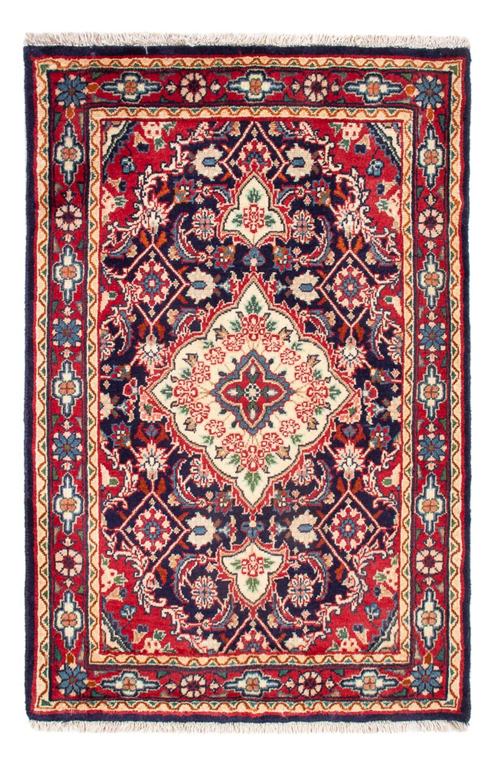 Alfombra persa - Clásica - 101 x 63 cm - rosa