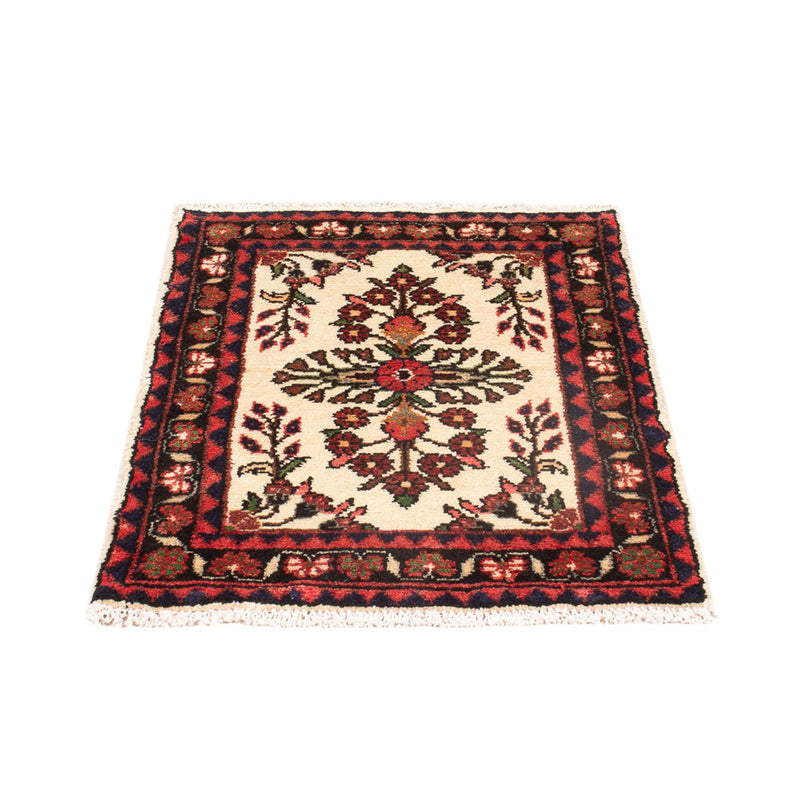 Alfombra persa - Nómada - 68 x 52 cm - crema