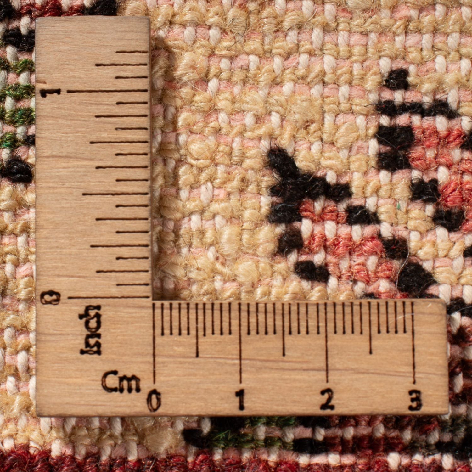 Alfombra persa - Nómada - 68 x 52 cm - crema