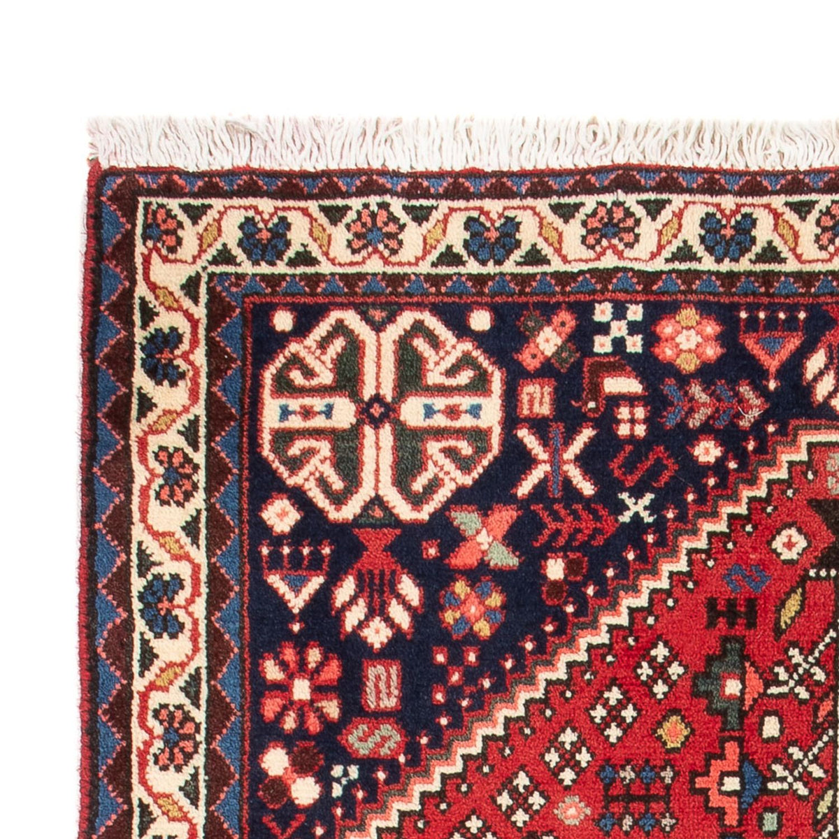 Alfombra persa - Nómada - 99 x 65 cm - rojo