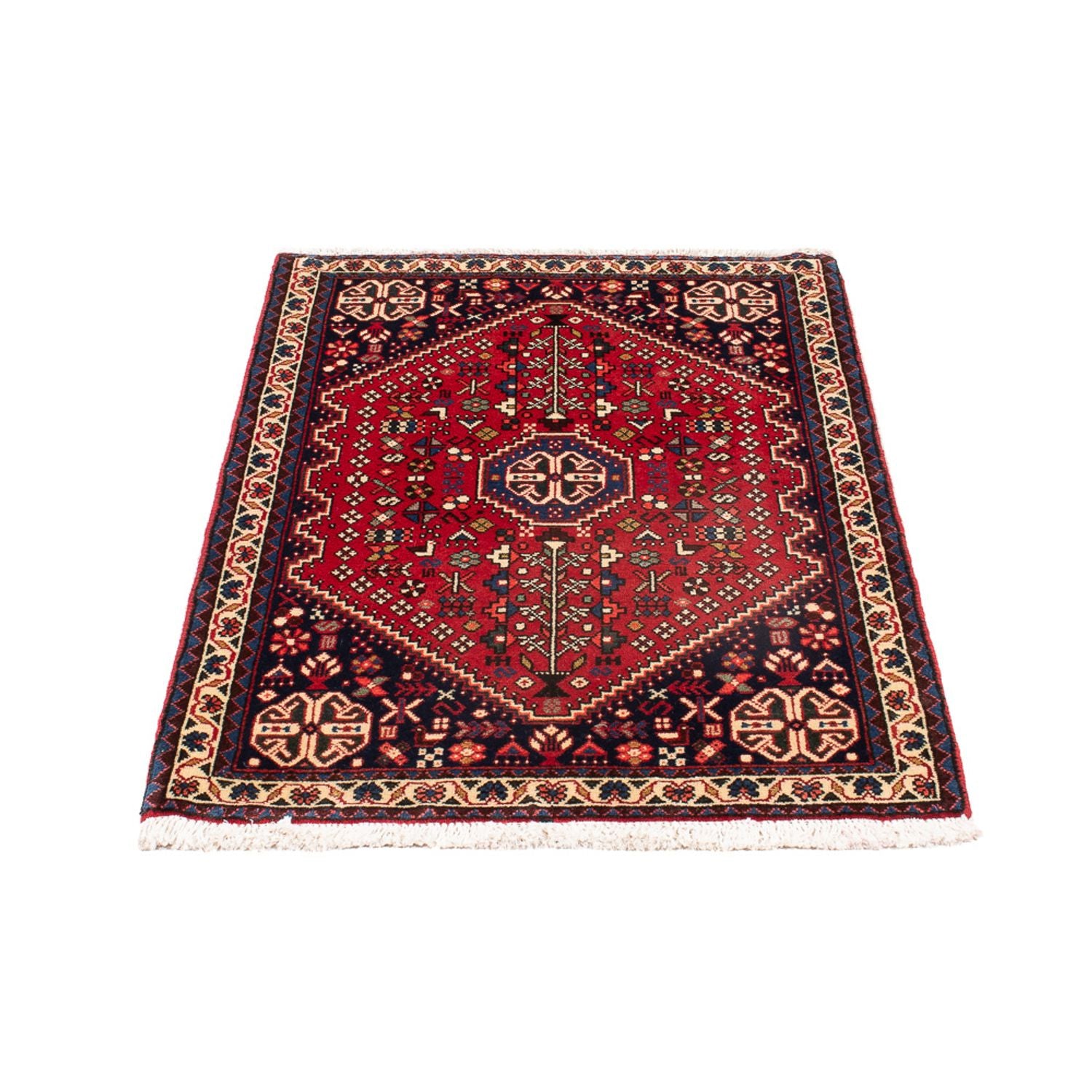 Alfombra persa - Nómada - 99 x 65 cm - rojo