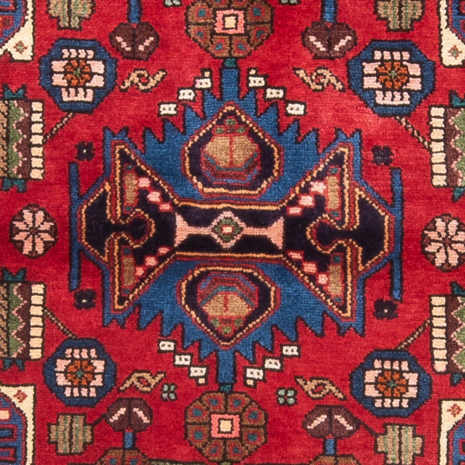 Alfombra persa - Nómada - 165 x 101 cm - rojo