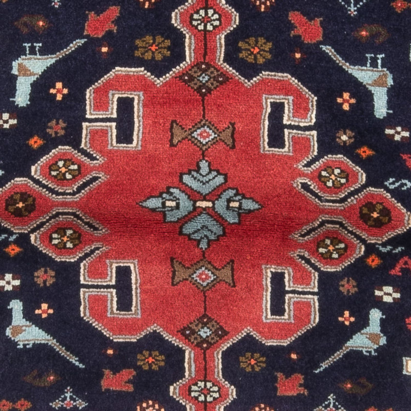 Alfombra persa - Nómada - 150 x 100 cm - azul oscuro