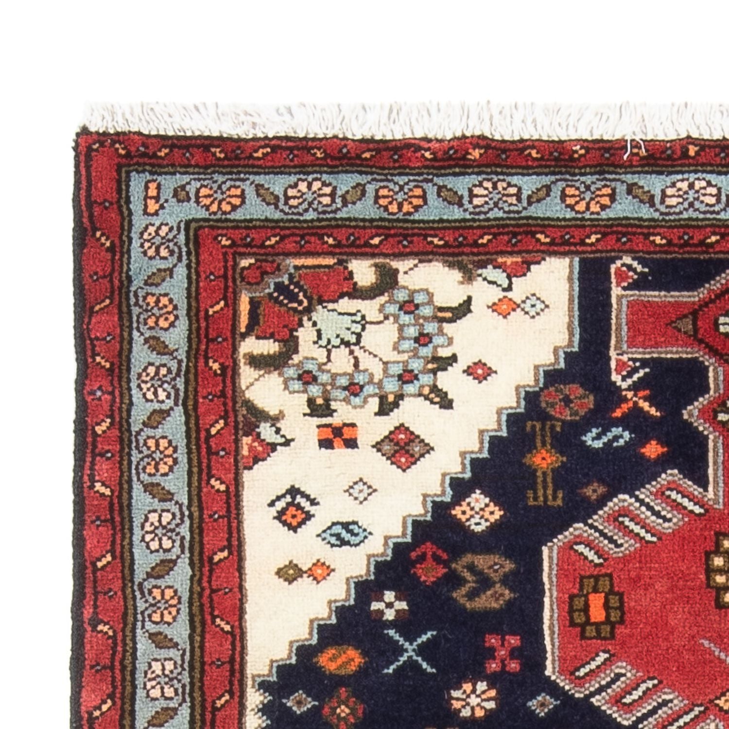 Alfombra persa - Nómada - 150 x 100 cm - azul oscuro